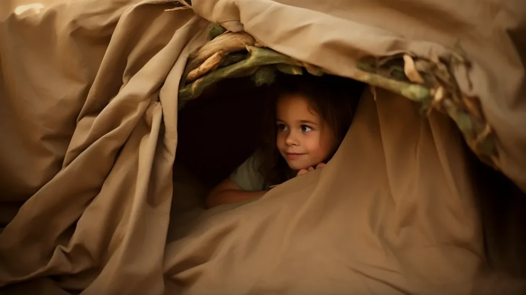 I motivi per cui i bambini amano così tanto i nascondigli e le tane, e perché