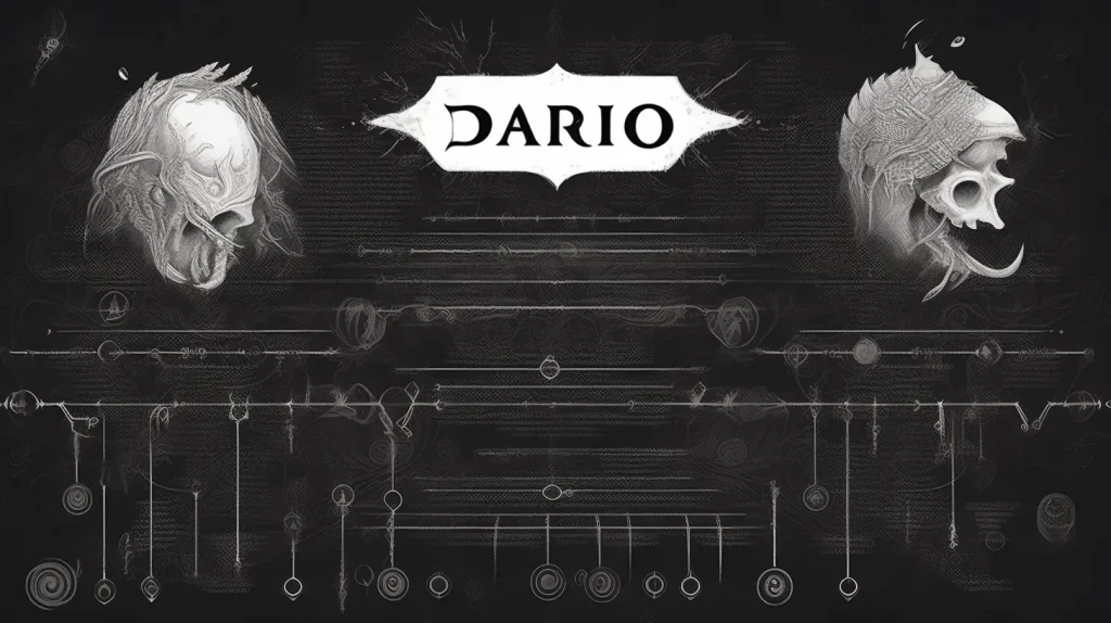  Le varianti femminili di "Dario" sono ancora più scarse, eppure la presenza solitaria di "Daria"