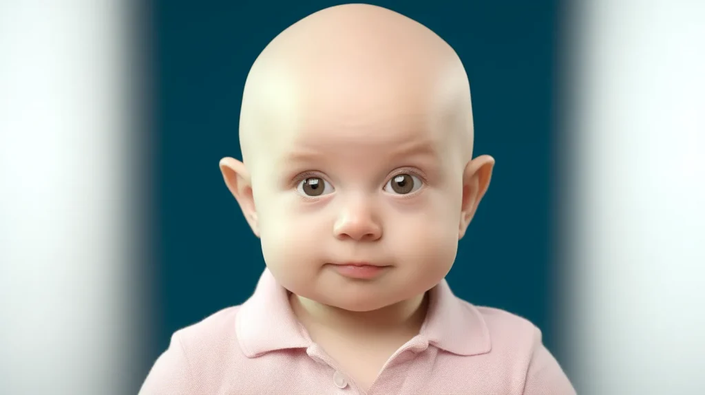  La caduta dei capelli nei neonati è un fenomeno sorprendente, un segno misterioso della