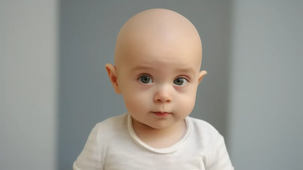 È normale che i neonati perdano i capelli durante la crescita?