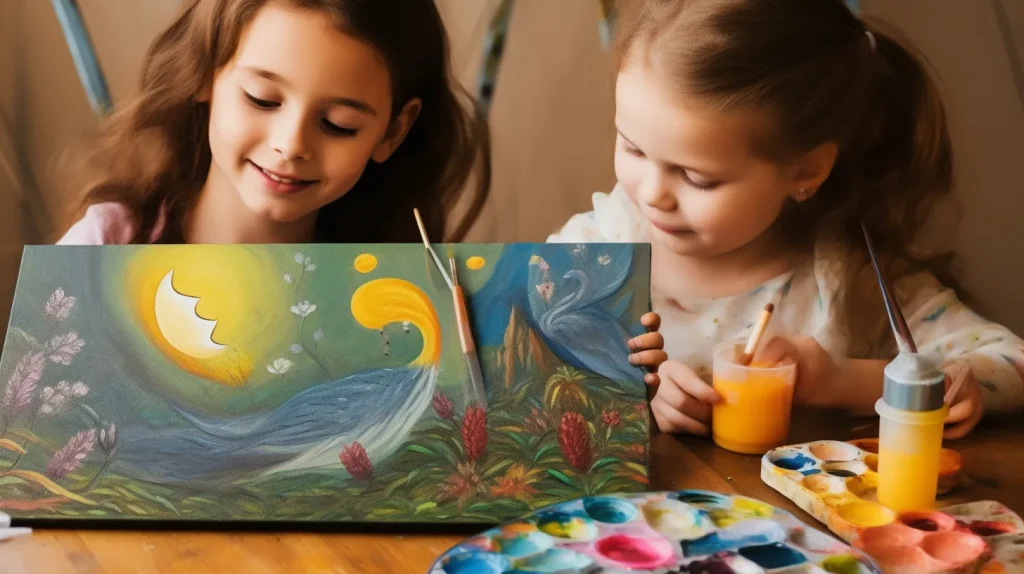 I lavoretti con la pittura per i bambini: un elenco di alcune idee e delle tecniche