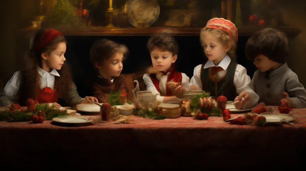 È appropriato preparare un tavolo separato per i bambini durante il pranzo di Natale?