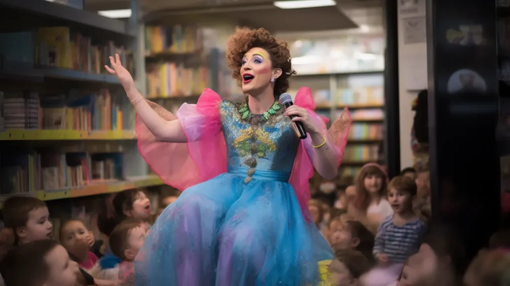 Cristina Prenestina, la drag queen che si dedica a leggere fiabe ai bambini per condividere un