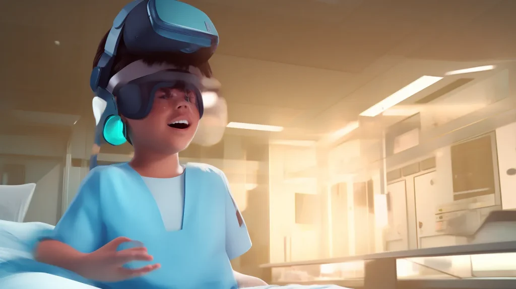 I giochi della realtà virtuale al Pronto Soccorso aiutano i bambini a affrontare il dolore e
