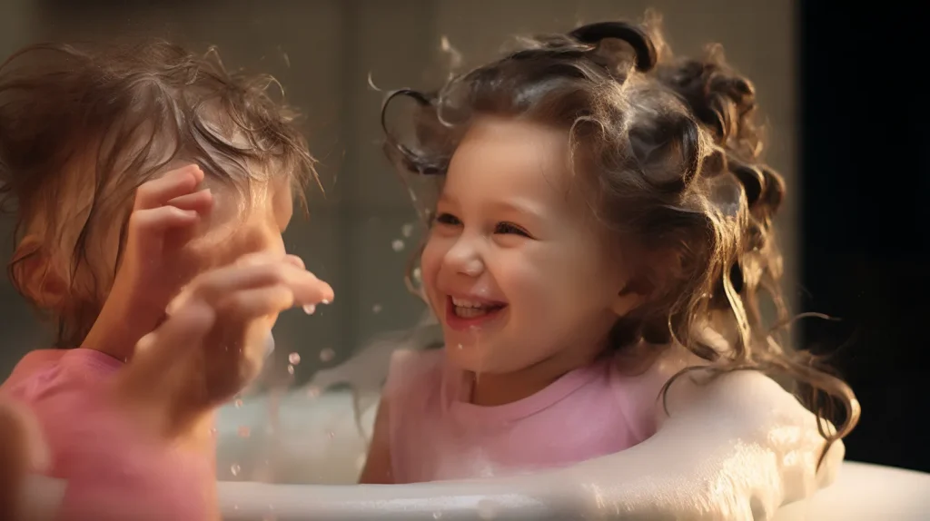 Come trasformare il lavaggio dei capelli dei bambini in un divertente gioco da condividere insieme