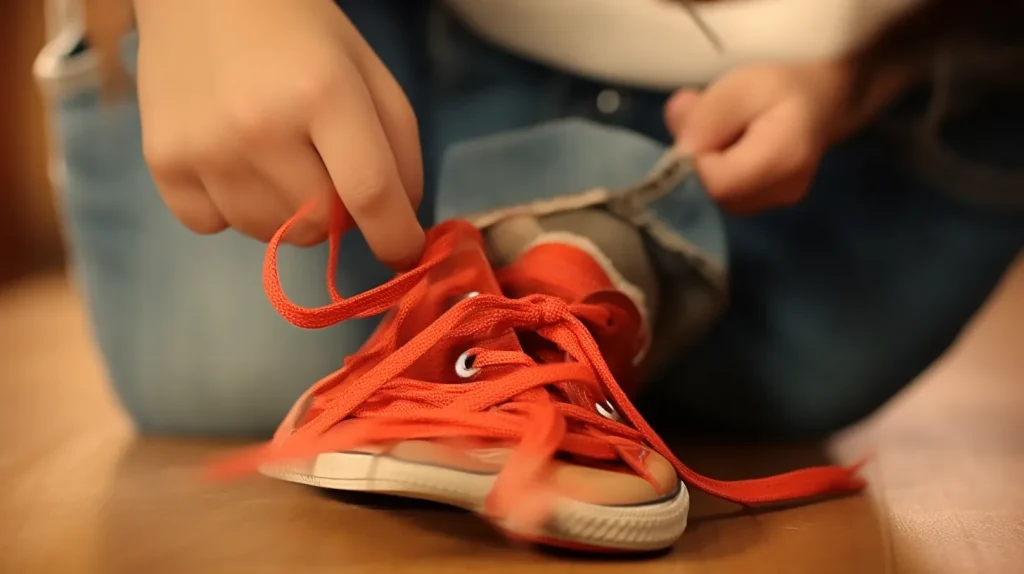 Come insegnare ai bambini il metodo corretto per allacciarsi le scarpe in modo autonomo