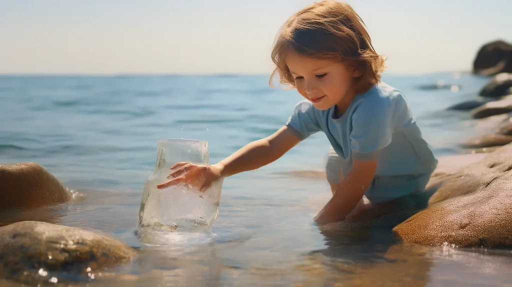 Quali azioni intraprendere nel caso in cui un bambino beva acqua di mare?