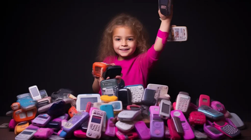 Lila, una bambina di 5 anni, utilizza il cellulare di sua madre per acquistare più di