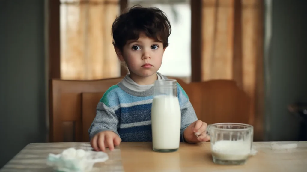 Come gestire la situazione se il bambino si rifiuta di bere latte a colazione: non preoccuparti,
