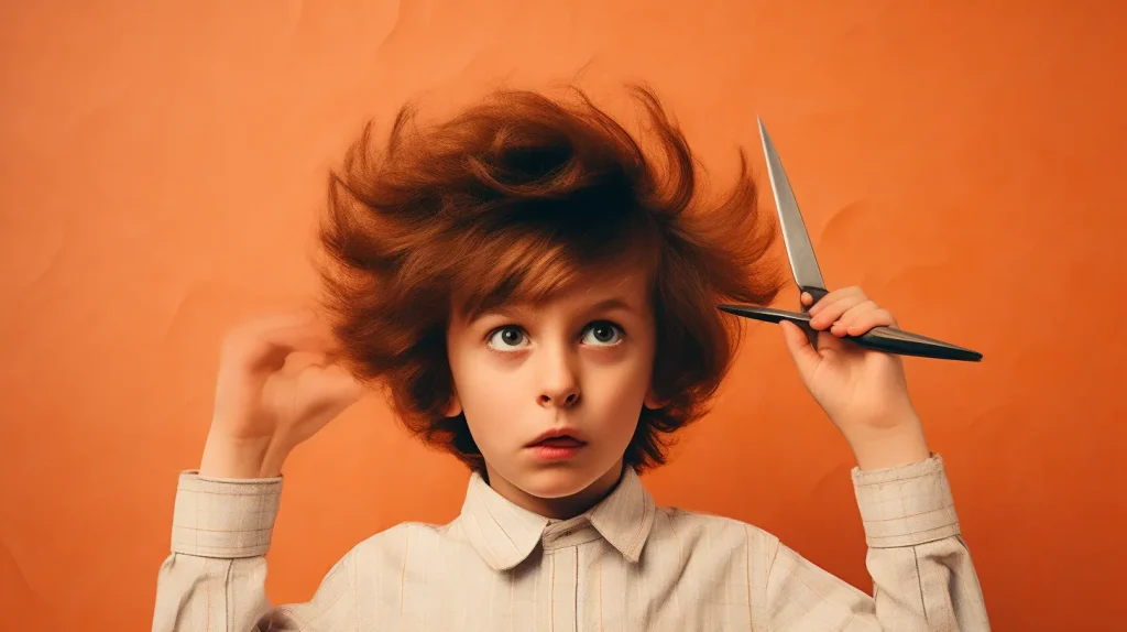 Cosa fare se nostro figlio non vuole farsi tagliare i capelli