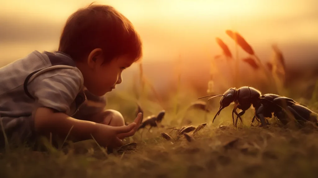  Il primo passo è quello di educare i bambini alla conoscenza degli insetti, spiegando loro