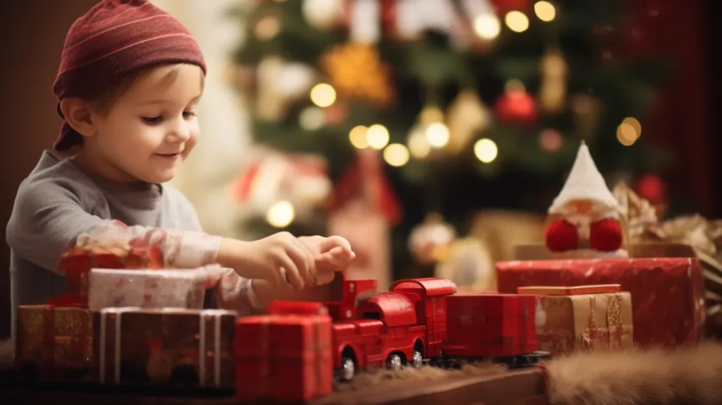La regola dell’acquisto di soli quattro regali a Natale per i bambini al fine di insegnare