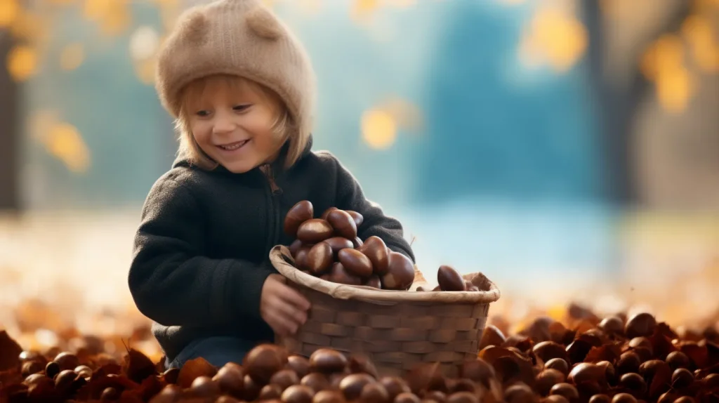  Le castagne, cuocendosi lentamente e rilasciando il loro intenso profumo, ci ricordano che anche i