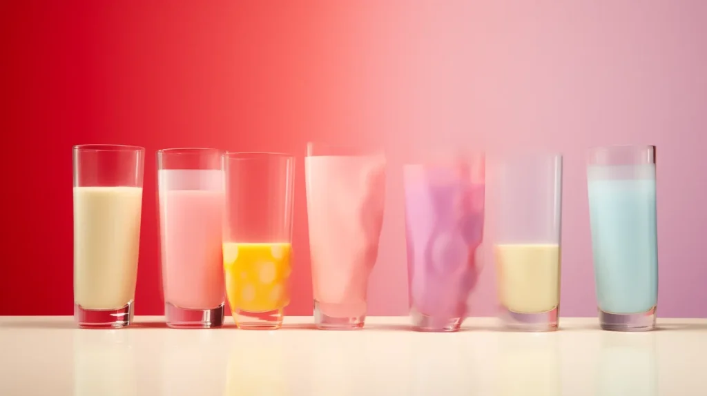 Si potrebbe dire che il latte materno diventa il riflesso cromatico dei sapori e dei nutrienti