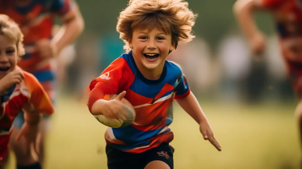   I potenziali svantaggi del rugby per i bambini   In un campo di
