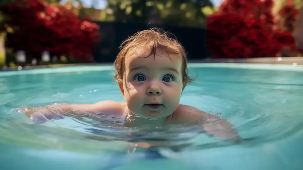 A quale età un neonato può iniziare a frequentare la piscina?