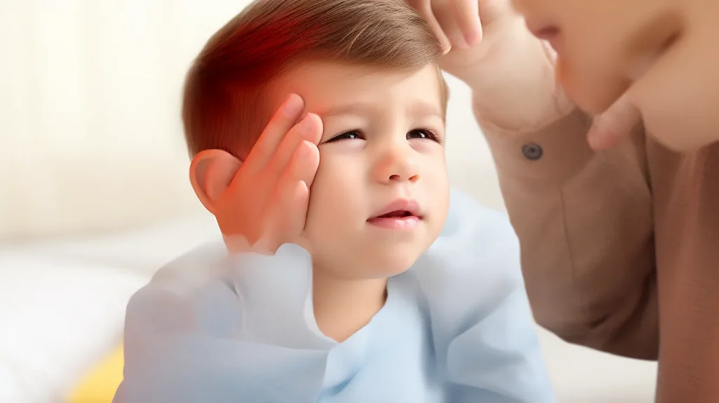  E così, il male alle orecchie diventa un simbolo della fragilità dell'infanzia, ma anche della